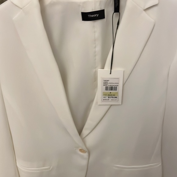 Theory white blazer - Picture 2 of 2